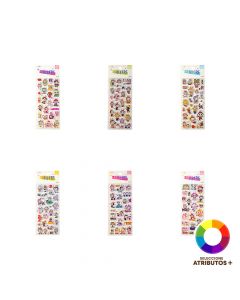 Sticker Labubu Multicolor