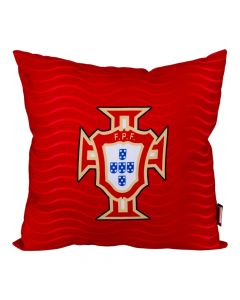 Almohadon Escudo Portugal 40x40cm Rojo Polyester