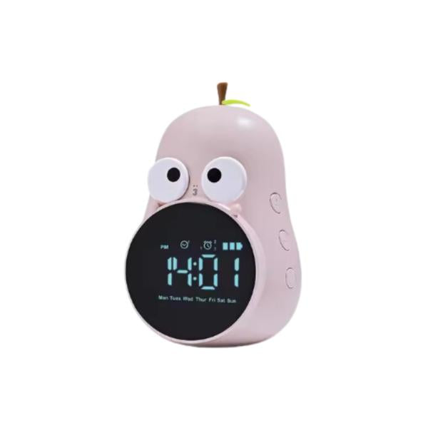 Reloj Despertador Digital Pera Rosado