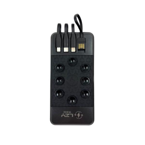 Bateria De Emergencia Power Bank 10000 Safety Protection Negro
