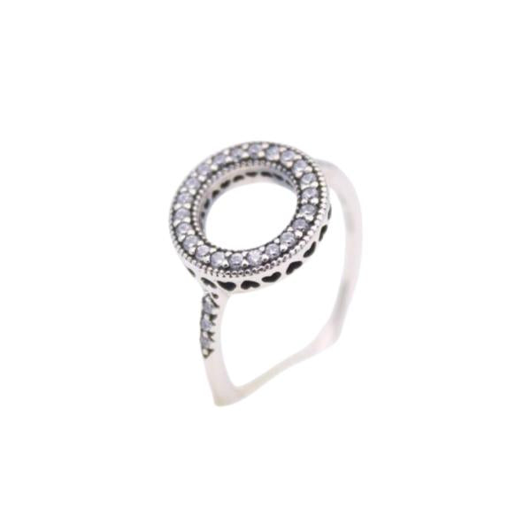 Anillo Borde Corazon Pandora