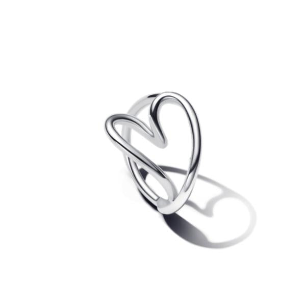 Anillo Corazon Forma Organica Pandora