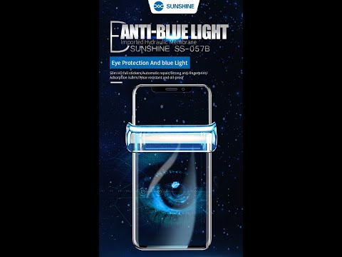 LAMINA HIDROGEL SS-057B ANTI BLUE SUNSHINE INCLUYE CORTES