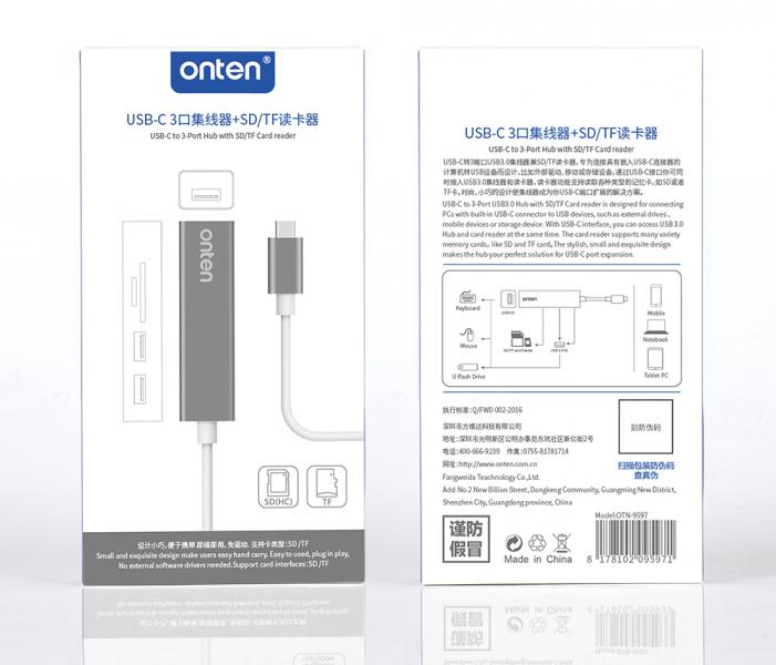 HUB USB TIPO A OTN-9597 ONTEN