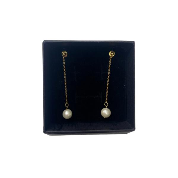Aretes Dorados Diseño Cadenita Modelo T000929438