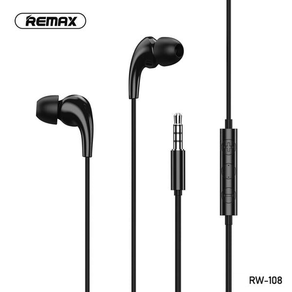 Audifonos Manos Libres RW-108 Remax Negro