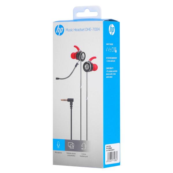 AUDIFONO MANOS LIBRES HP DHE-7004 ROJO