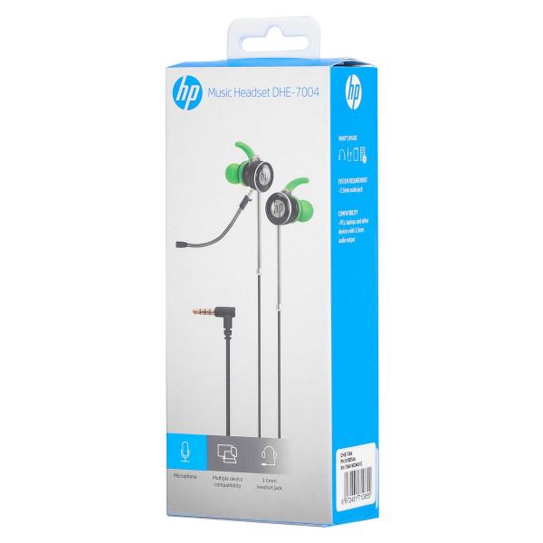 Audifono Manos Libres Hp Dhe-7004 Verde
