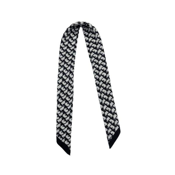 Bandana Con Estampado Logo Cd Marca Dior Negro