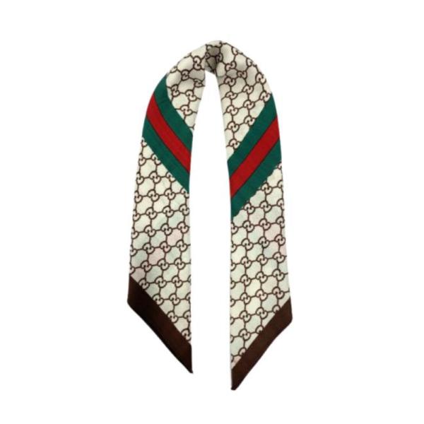 Bandana Con Estampado Marca Gucci Cafe