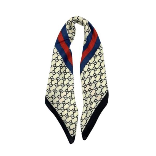 Bandana Con Estampado Marca Gucci Negro