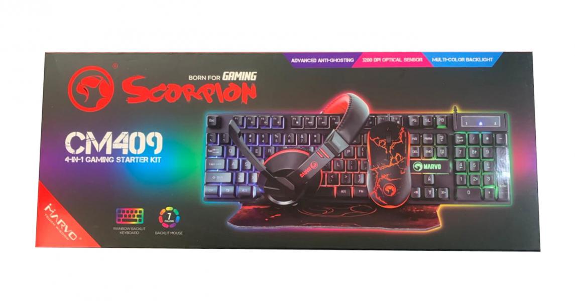 SET LINEA SCORPION CM409 MARVO SP