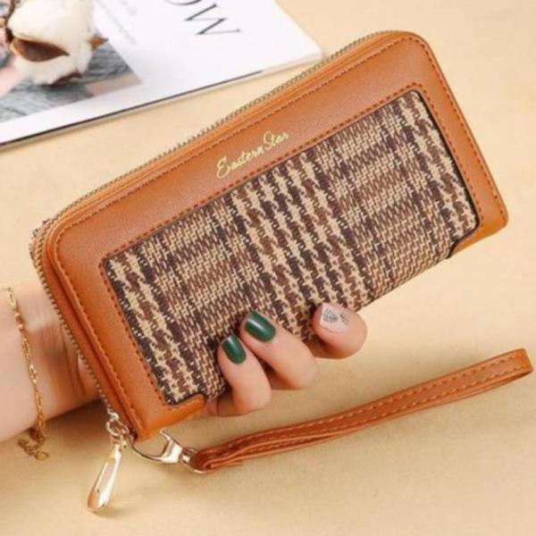 Billetera  Para Dama C079-112 Cafe/Beige