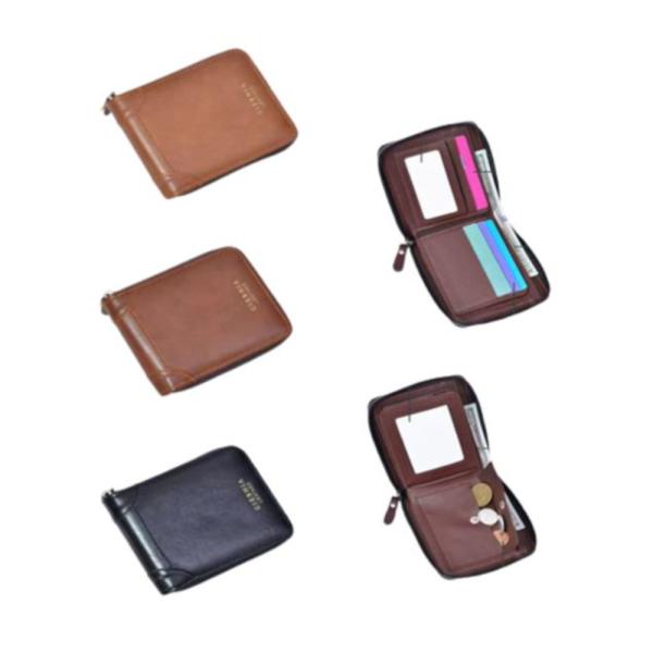 Billetera Para Dama C079-112 Cafe/Flores
