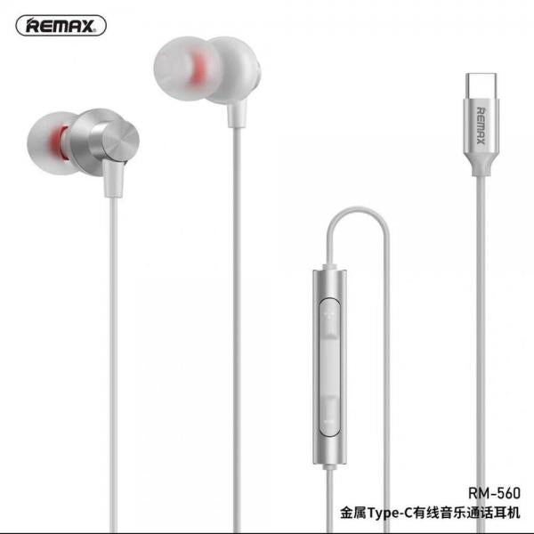 Audifonos Manos Libres RM-560 Tipo C Blanco