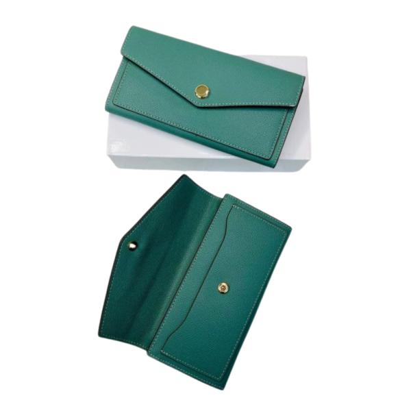 Billetera De Cuero Para Dama 88756 Verde