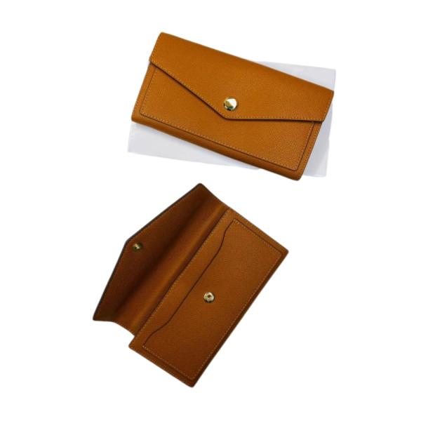 Billetera De Cuero Para Dama 88756 Cafe Claro