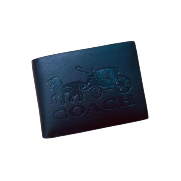 Billetera Marca Para Caballero Coach Modelo 6824 Negro