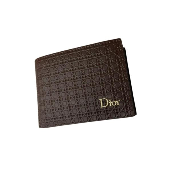 Billetera Marca Para Caballero Dior Modelo 6822 Cafe