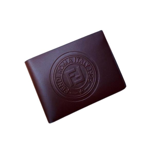 Billetera Marca Para Caballero Fendi Modelo 3863 Cafe