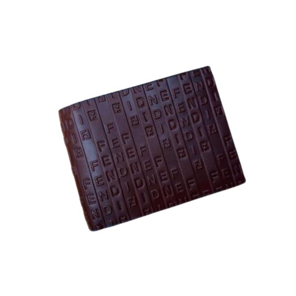 Billetera Marca Para Caballero Fendi Modelo 3864 Cafe