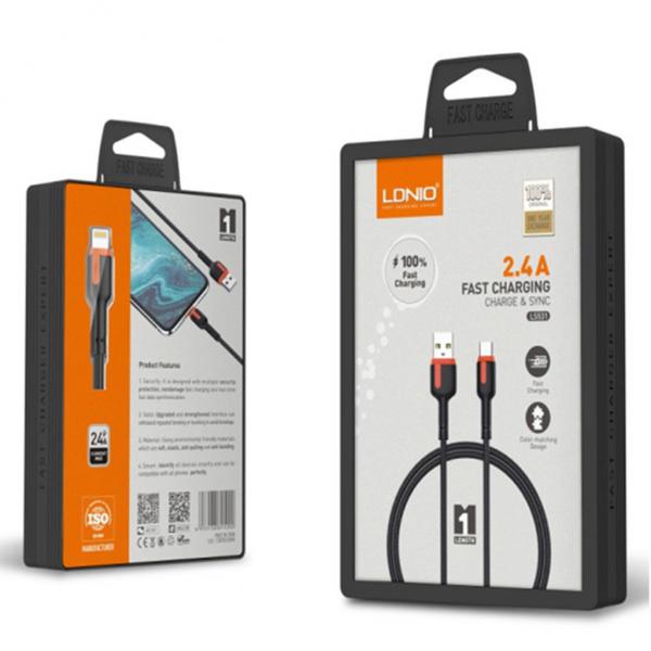 Cable Usb Micro B LS531 Ldnio Negro
