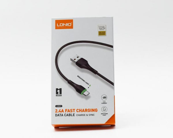 Cable Usb Micro B LS521 Ldnio Negro