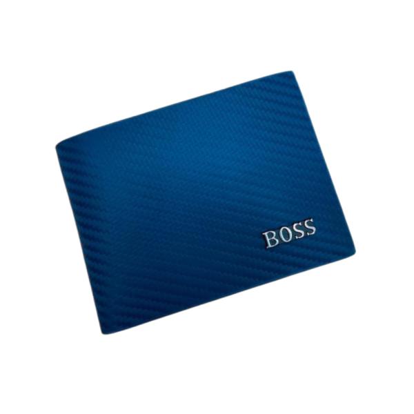 Billetera Marca Para Caballero Hugo Boss Modelo 9275 Azul