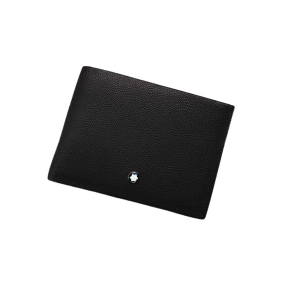 Billetera Marca Para Caballero Mont Blanc Modelo 9002 Negro
