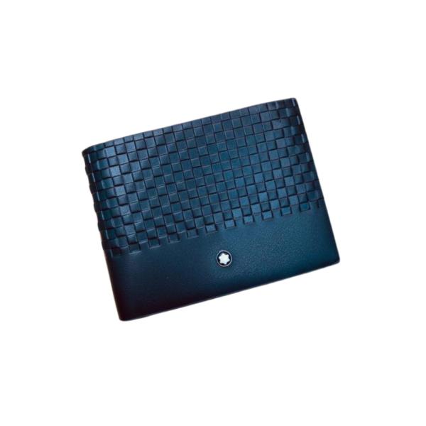 Billetera Marca Para Caballero Mont Blanc Modelo 9166 Negro