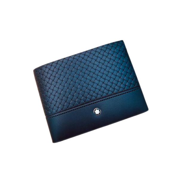 Billetera Marca Para Caballero Mont Blanc Modelo 9227 Negro