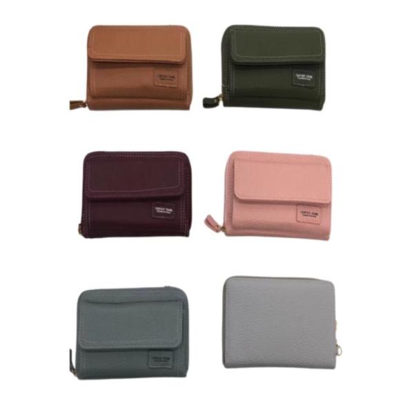 Billetera Para Dama  Modelo C262-1H Rosado