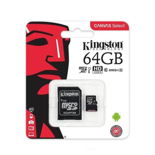 Memoria Micro Sd Kingston 64Gb