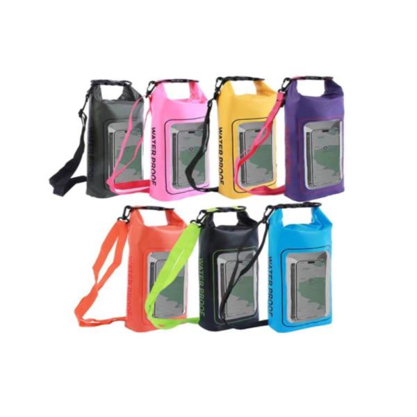 Bolsito Impermeable Con Compartimento Para Celular Surtido Colores Naranja