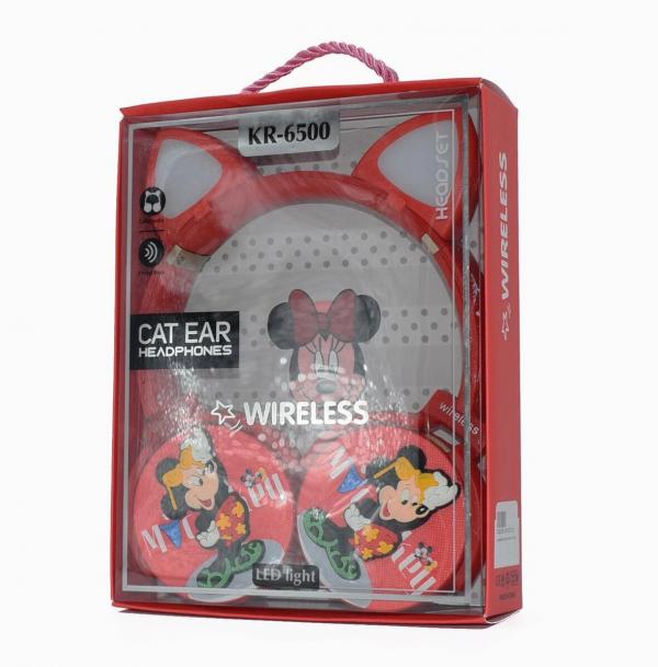 AUDIFONOS MANOS LIBRES BLUETOOTH KR-6500 KARLER MICKEY LENTES