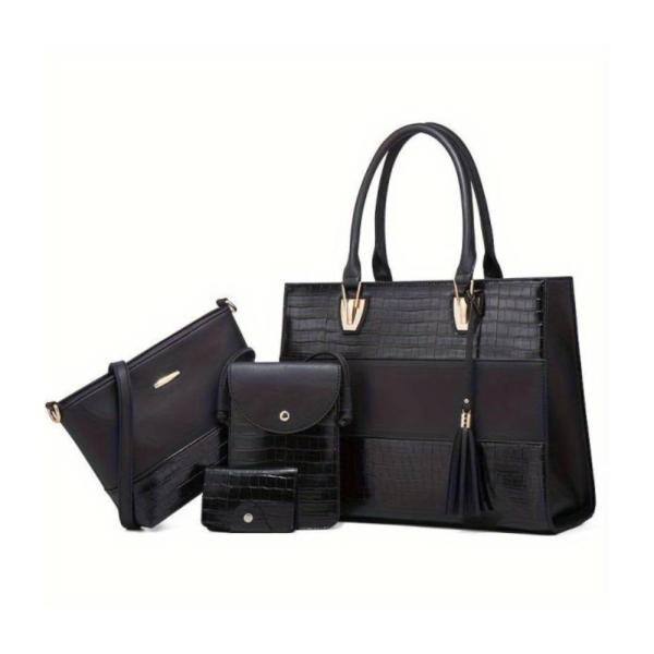 Bolso 3 En 1 Para Dama 21505 Negro