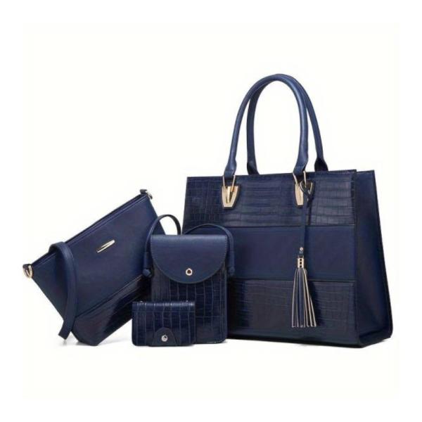 Bolso 3 En 1 Para Dama 21505 Azul