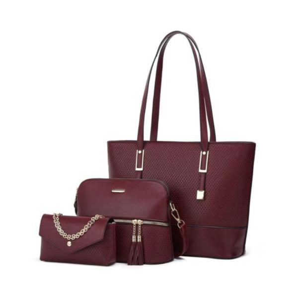 Bolso 3 En 1 Para Dama 22313 Vino