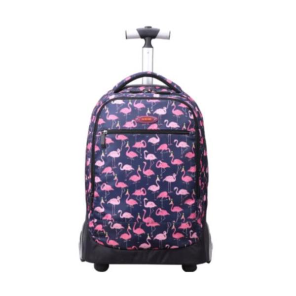 Bolso Con Ruedas Con Diseño  Modelo Sln88036-8 Aoking Azul