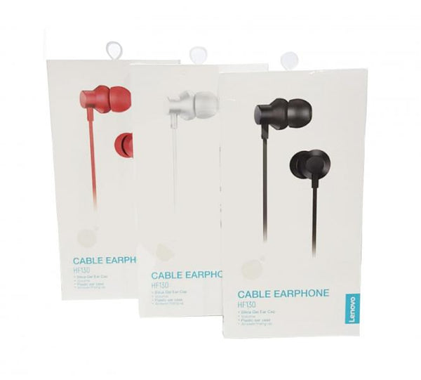 Audifono Manos Libres Hf130 Lenovo Rojo