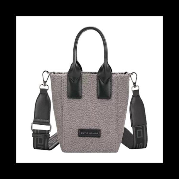 Bolso Cruzado  Modelo Cm7117 Gris