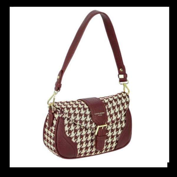 Bolso Cruzado  Modelo Cm7127 Vino