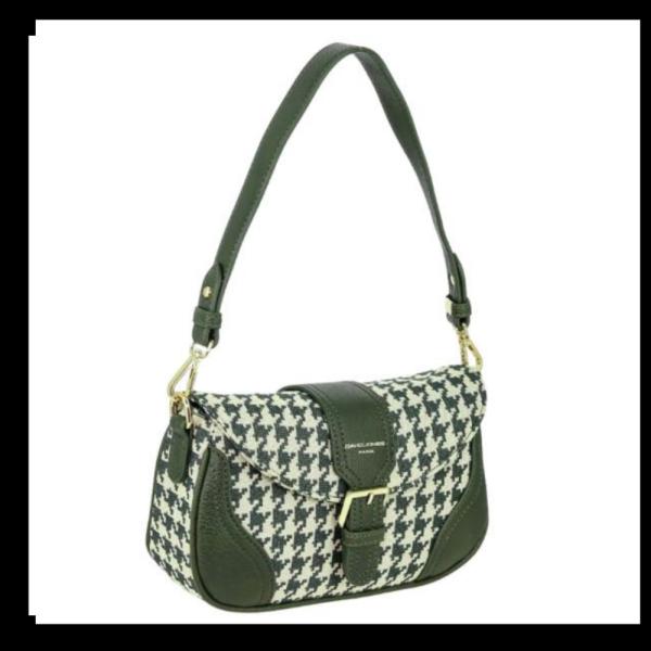 Bolso Cruzado Modelo Cm7127 Verde