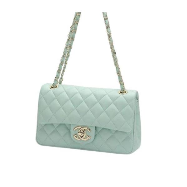 Bolso Cruzado Chanel Modelo G102 Menta