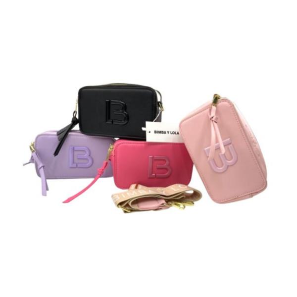 Bolso Cruzado Marca Bimba Y Lola Modelo 5759 Rosado Oscuro