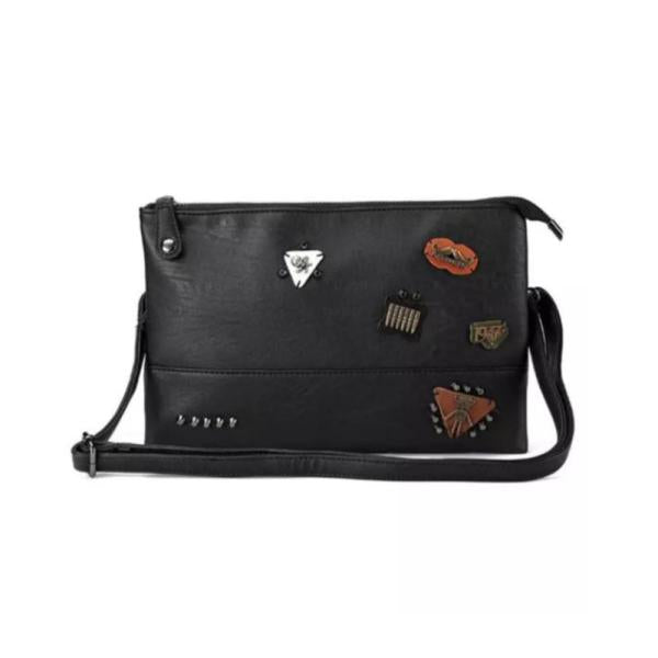 Bolso Cruzado Para Ipad Modelo 14044 Coteci Negro