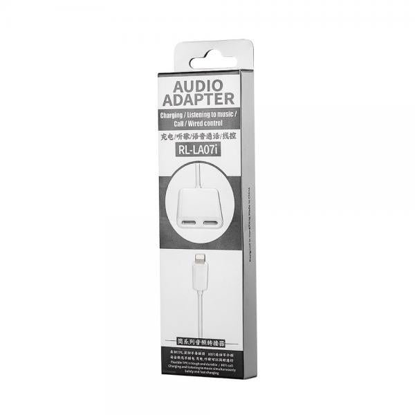Cable 2 Usb Ligthing Hembra A 1 Ligthing Macho RL-LA07I Remax Bla