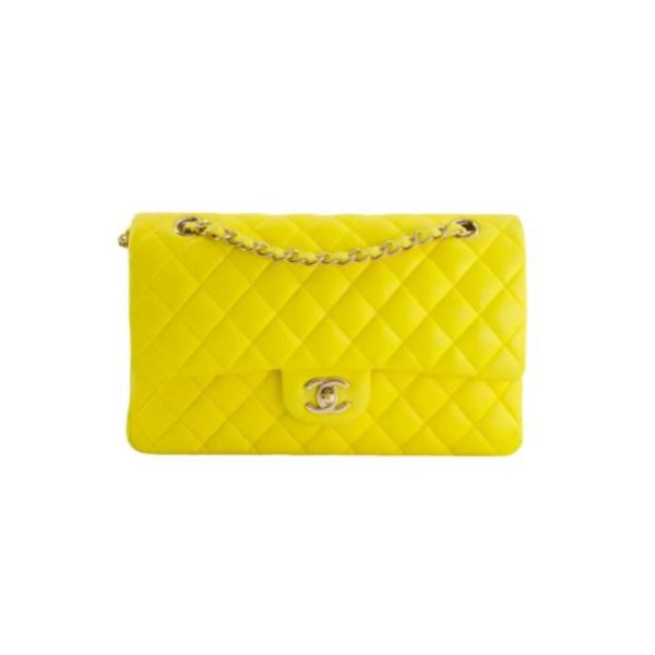 Bolso De Mano Chanel Modelo Xdd925 Amarillo