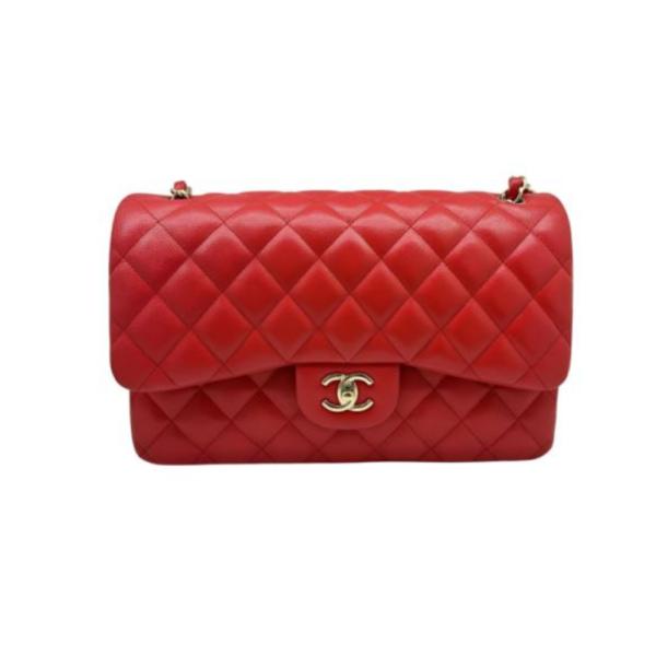 Bolso De Mano Chanel Modelo Xdd925 Rojo