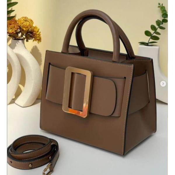 Bolso De Mano Cuero 737092 Cafe